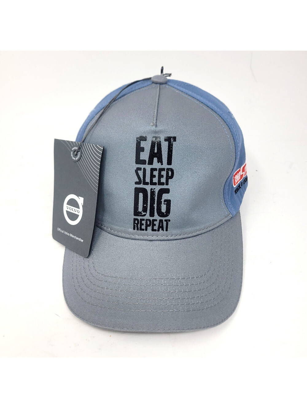 Volvo Construction Equipment Eat Sleep Dig Repeat Hat NWT Official Strapback Cap